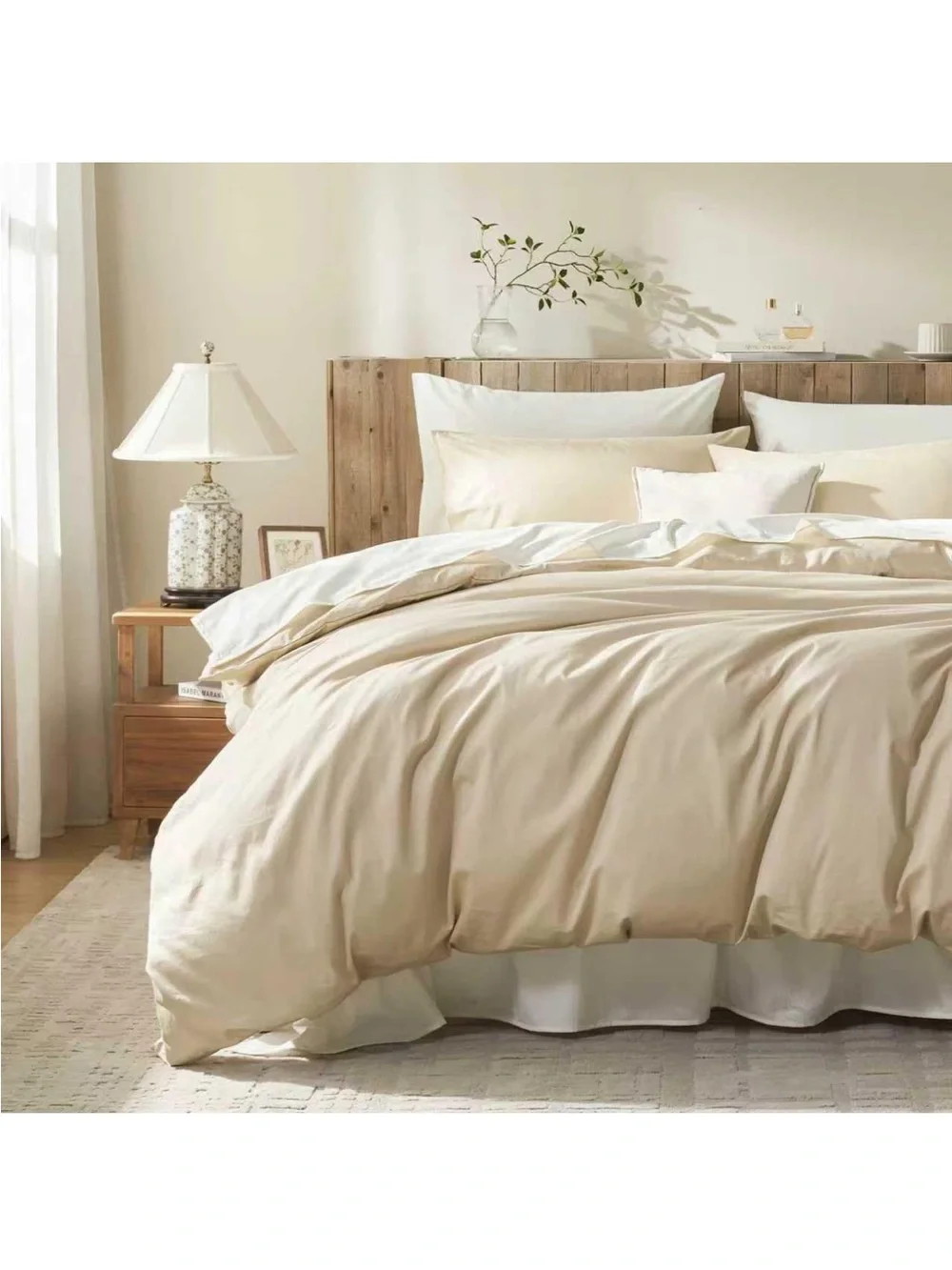 NEW 100% Egyptian Cotton Duvet Cover Set, 1600 Thread Count, Soft & Breathable